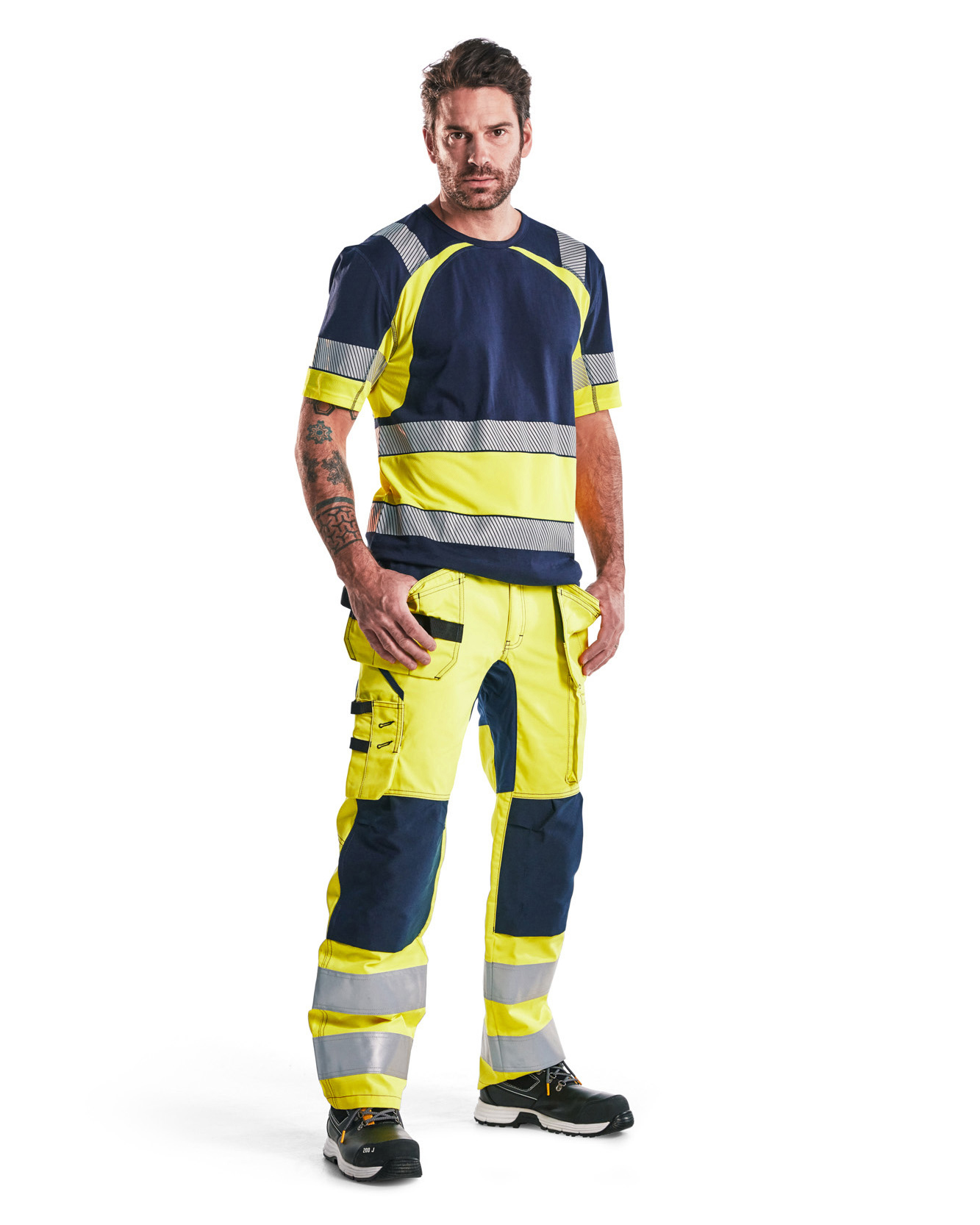 Håndverksbukse i varsel med stretch (15521811) Blaklader Håndverksbukse i varsel med stretch (15521811) Blaklader