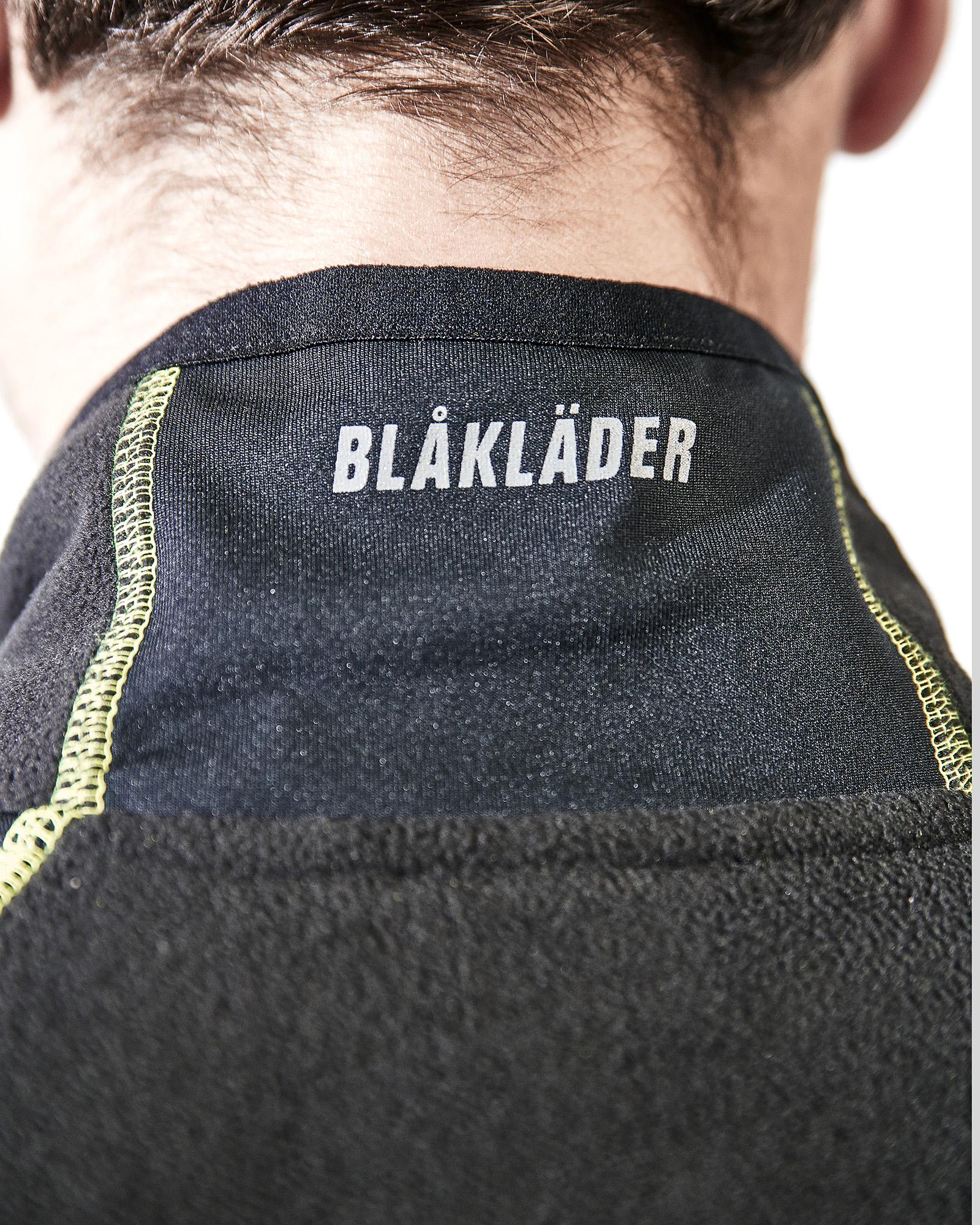 Black//Yellow Blakläder 4993 Zip Up Microfleece Jacket